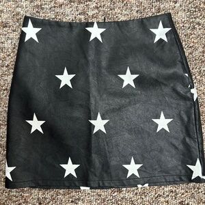 Altar´d state skirt leather stars s